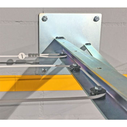 Wäscheleinen Set für eine Wand, 60 cm / 10 m Seil - Dantherm Group AG