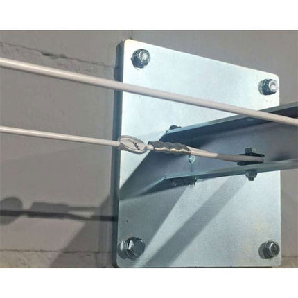 Wäscheleinen Set für eine Wand, 60 cm / 10 m Seil - Dantherm Group AG