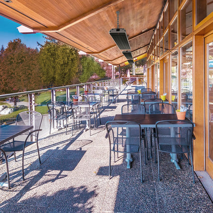 Trotec Dunkelheizstrahler für Restaurant Trotec IRD 2400 & IRD 3200