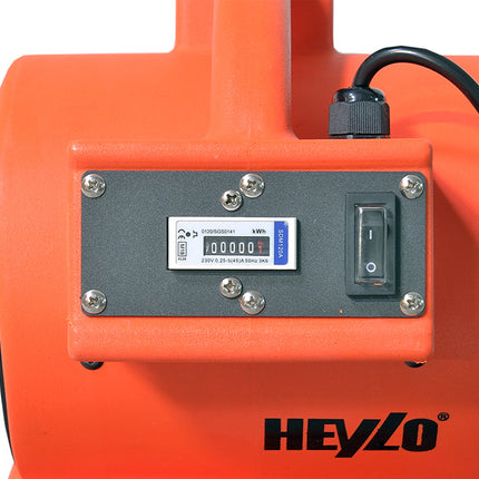 Heylo TD300 Radiallüfter kWh-Zähler