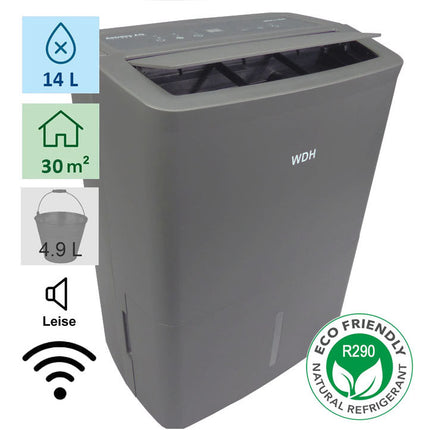 Leiser Luftentfeuchter WDH-214US mit WLAN