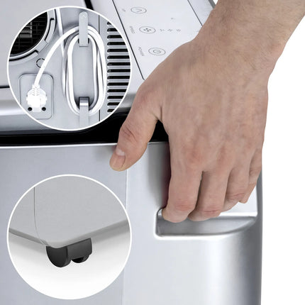 Trotec mobiles Klimagerät PAC 3810 S 3.8kW - grau Traggriffe
