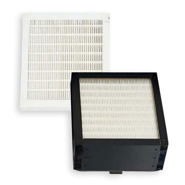 Aerial AERCUBE Ersatz Set mit Vorfilter F8 und Hepafilter (eckig) zu HF2 - Dantherm Group AG