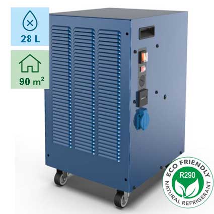 AirCenter AD432R Luftentfeuchter blau R290 - Dantherm Group AG