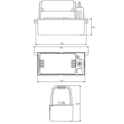 Apollo Silence MD600PSW Kondensatpumpe