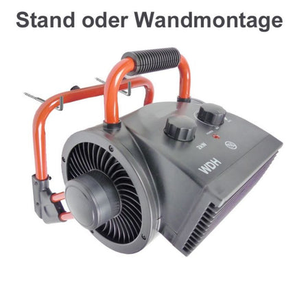 BGP02 WDH Heizlüfter für an die Wand 2kW