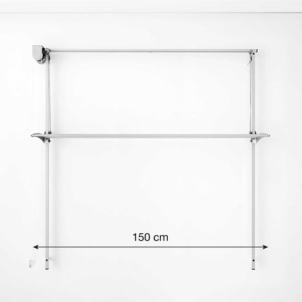 Foxydry Wall150 Standard Klapptrockner mit 1 Wandrack 1.50 m