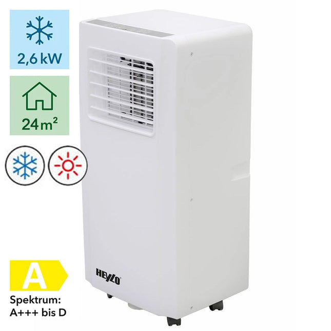 Mobile Klimaanlage mit Abluftschlauch Heylo AC 25