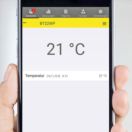 Trotec BT22WP Thermometer - Messung der Temperatur in Kanälen und Schächten