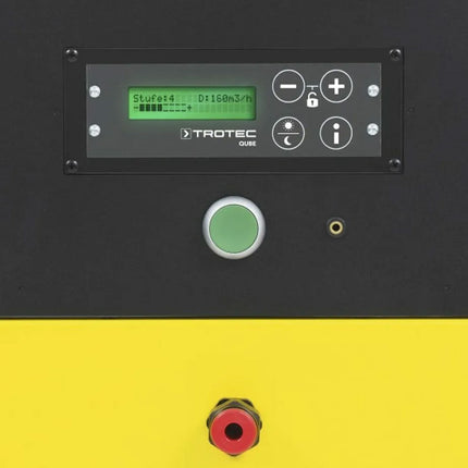 Trotec Dämmschichttrockner Qube+ Display
