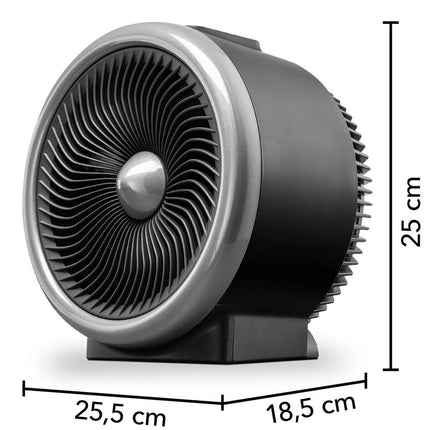 Trotec TFH2000E Ventilator mit Heizung - Abmessungen
