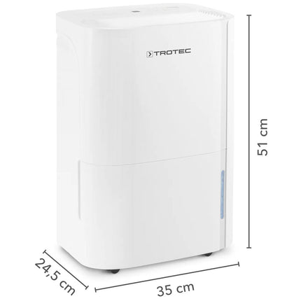 Trotec TTK54E Luftentfeuchter Abmessungen